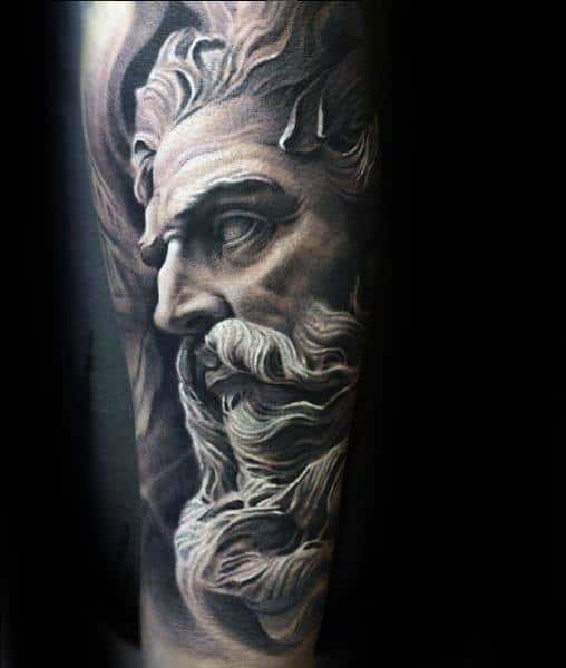 Roman Statue Guys Tattoo Designs