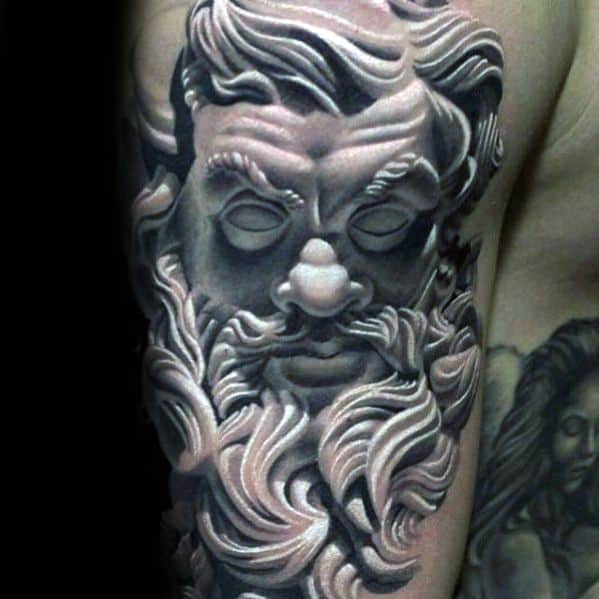 Roman Statue Male Tattoo Designs