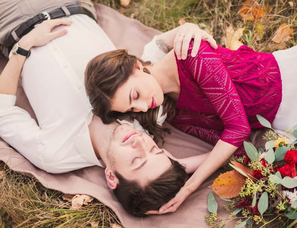 romantic couple dating