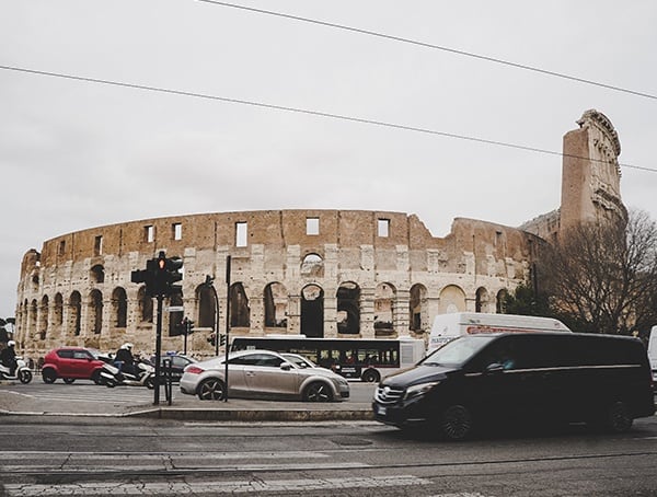 Rome Italy Colosseum Exterior