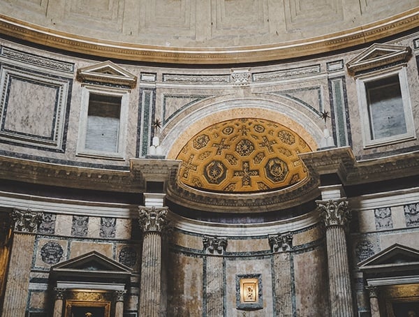 Rome Italy Pantheon Interior