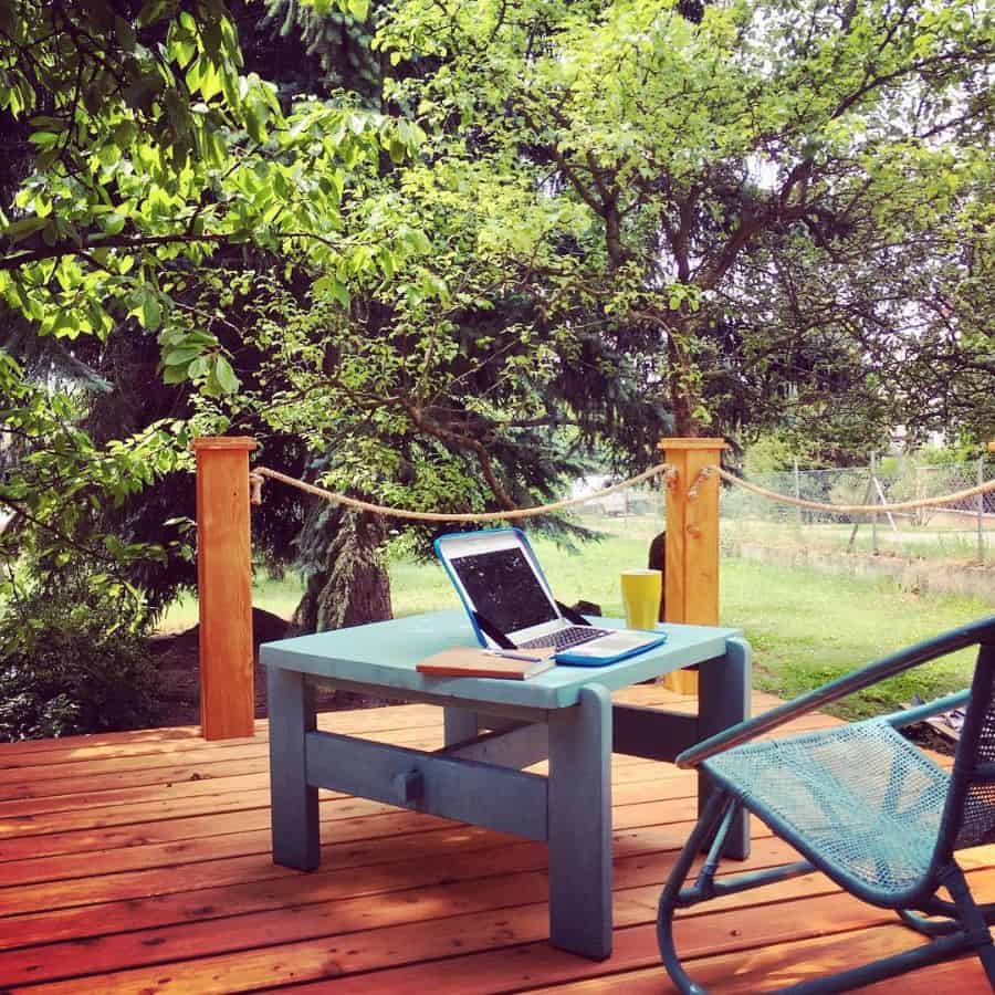 rope porch railing ideas 