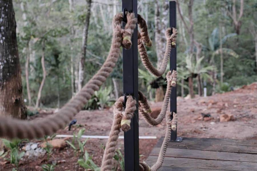rope porch railing