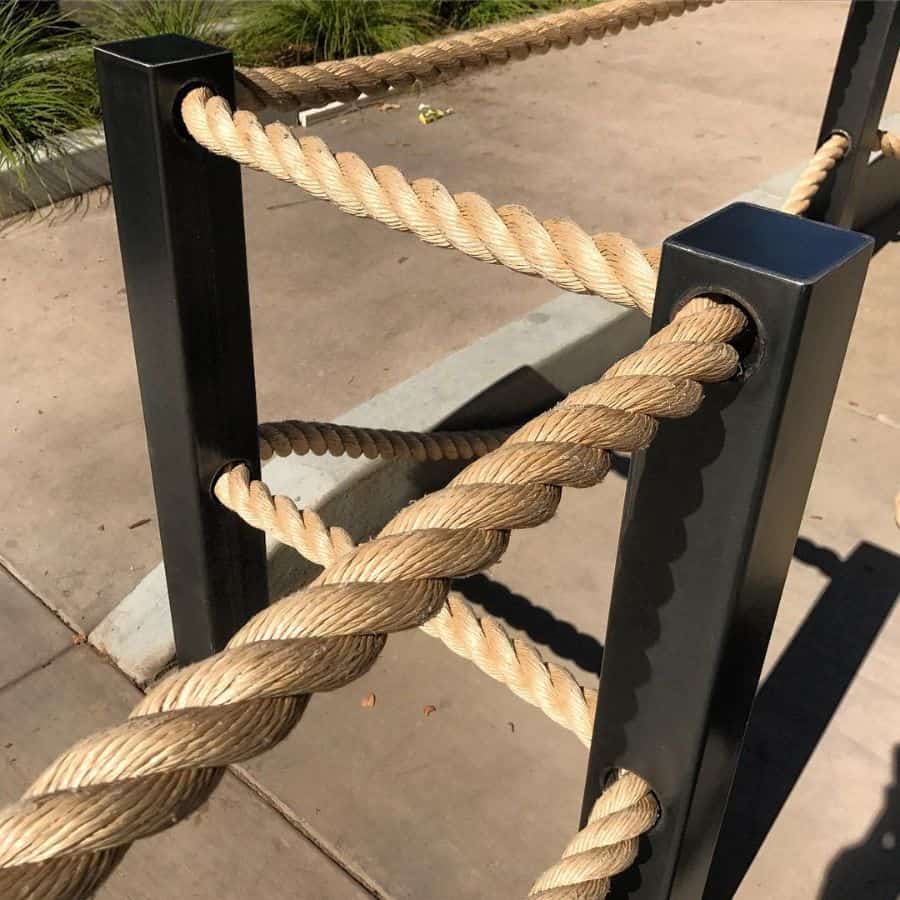 rope porch railing ideas