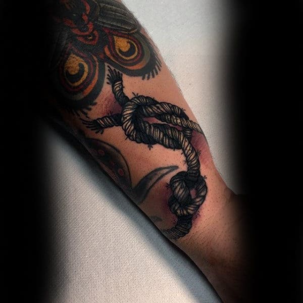 Ropes Tattoo Male Forearms