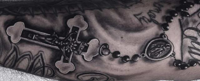Rosary Tattoos For Men