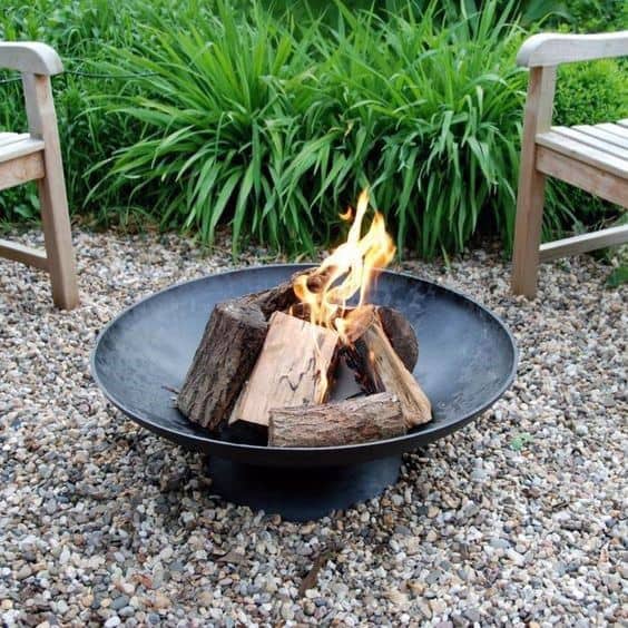 Round Cool Metal Fire Pit Design Ideas