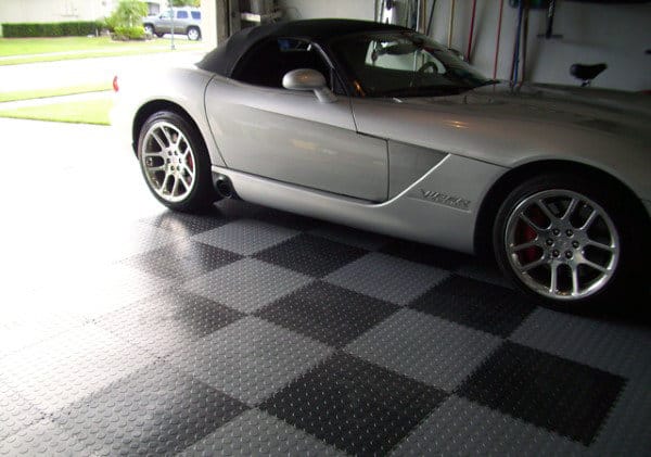 Rubber Diamond Plate Locking Tiles Mens Garage Flooring Inspiration