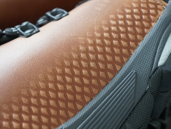 Rugged Leather Upper Detail Mens Vasque St Elias Full Grain Gore Tex Boots