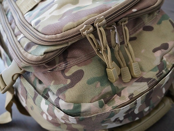 Rugged Zipper Details Mercury Tactical 3 Day Strech Backpack