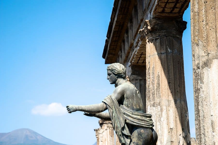 ruins of the ancient city of Pompeii