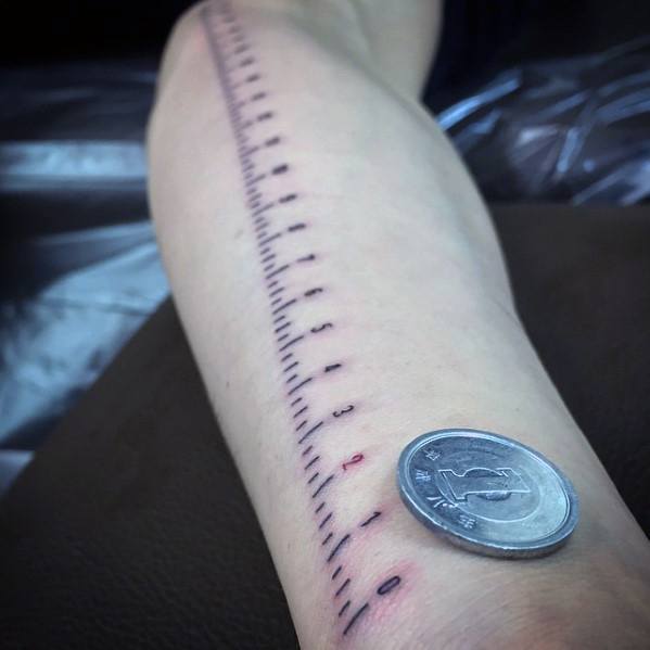 Ruler Tattoo Ideas For Males