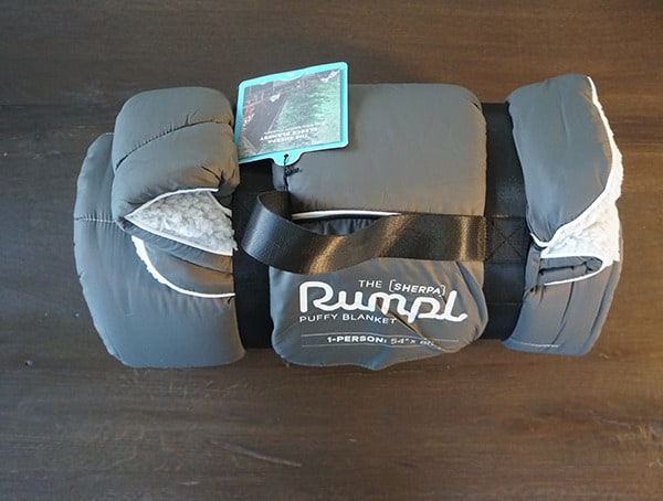 Rumpl Puffy Sherpa Blanket Charcoal