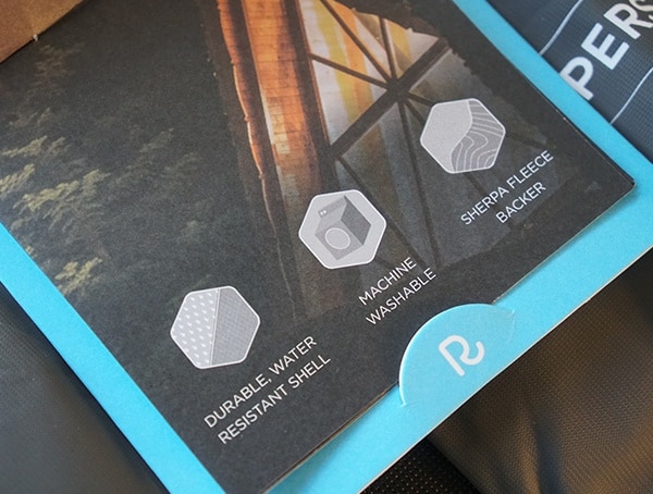 Rumpl Puffy Sherpa Blanket Details