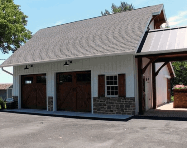Rustic 2 Car Garage Detached Garage Ideas