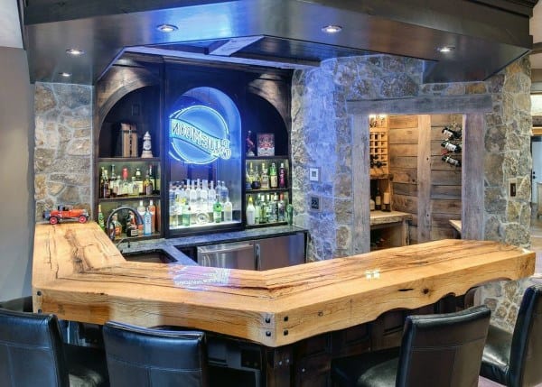 Rustic Bar Idea Inspiration