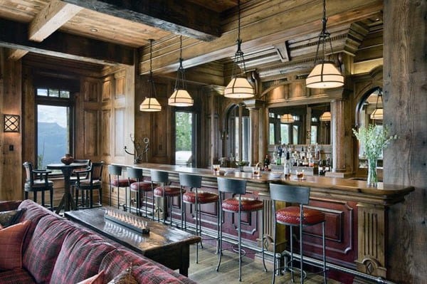 Rustic Basement Bar Ideas
