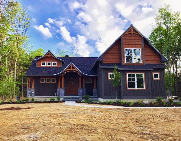 corrugated wood panels