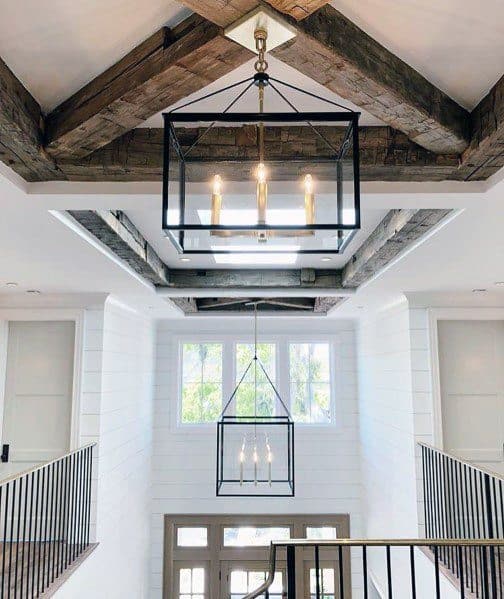 modern geometric cage lamp