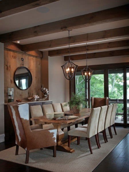 Rustic Chic Dining Room Ideas
