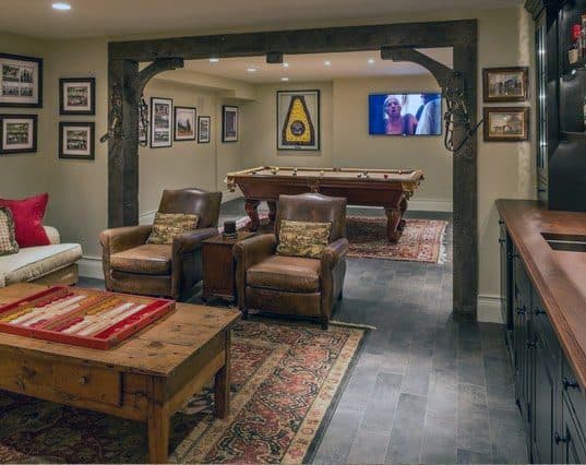 Rustic Design Ideas For Basements
