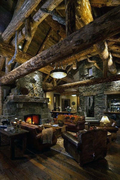 Rustic Great Room Design Ideas