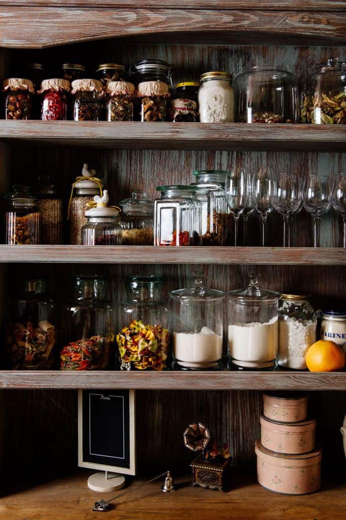rustic pantry shelving ideas