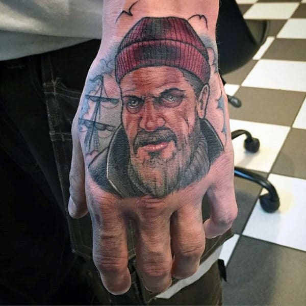 Sailor Nautical Mens Tattoos On Hands