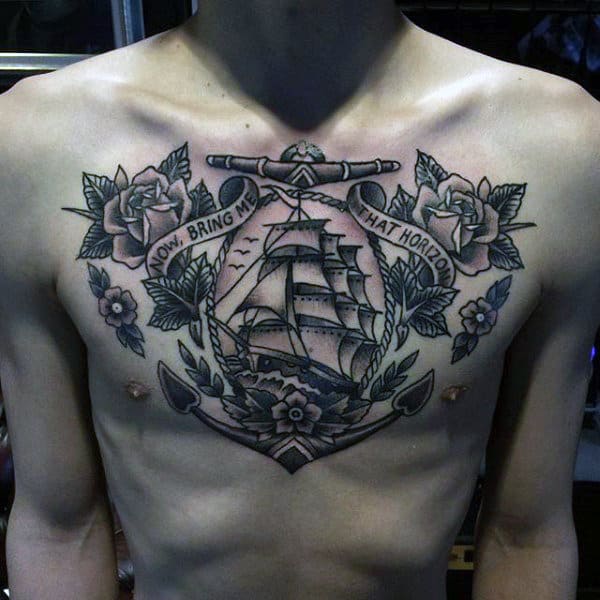 Sailors Tattoos For Men On Chest