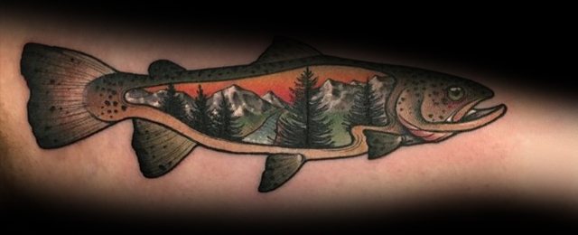 Salmon Tattoo Ideas For Men