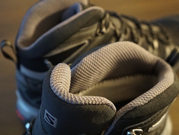 Salomon Mens X Ultra Mid 2 Spikes Gtx Winter Hiking Shoes Tounge