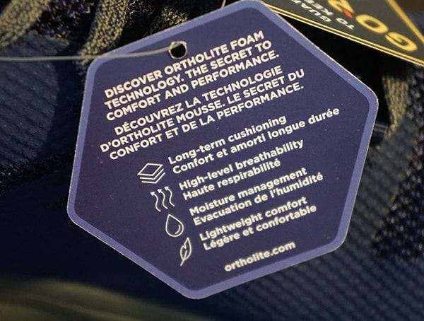 Salomon Outline Mid Gtx Shoe Features Tag