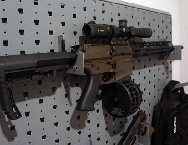 salt works rifles mounted on gallow technologies wall