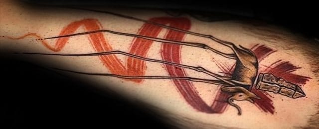 Salvador Dali Elephant Tattoo Designs For Men