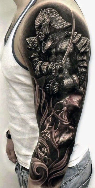 Samurai Tattoos Designs For Males
