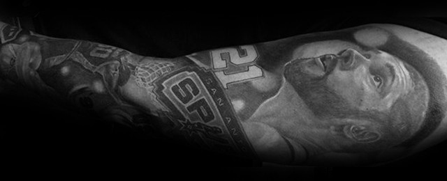 San Antonio Spurs Tattoos For Men