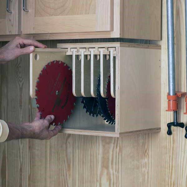 Saw Blades Tool Storage Ideas