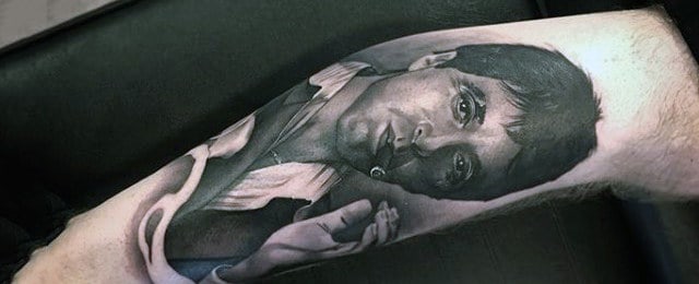 Scarface Tattoo Design Ideas For Men