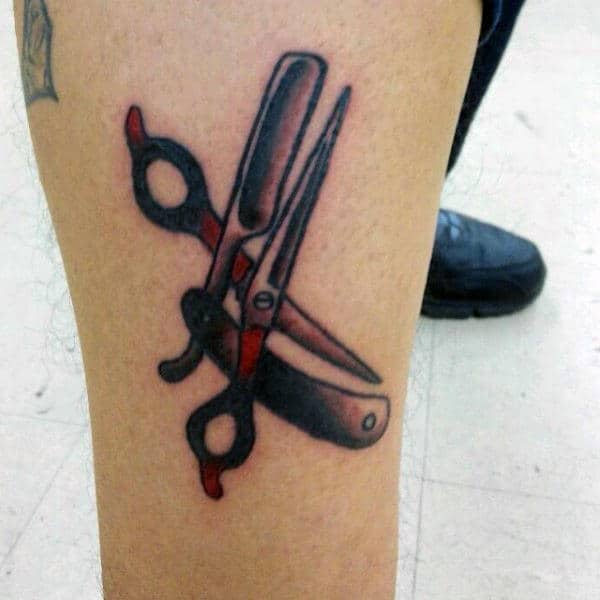 Scissor Tattoo Designs For Men