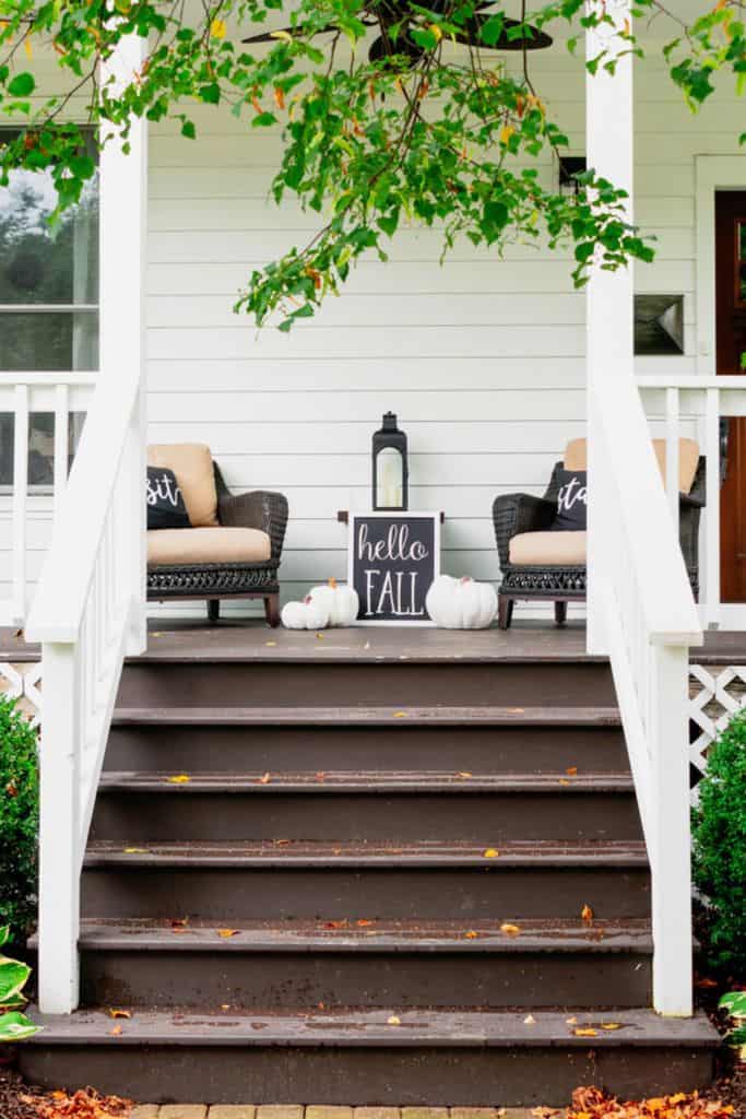 shiplap wall porch