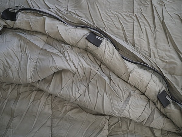 Secondary Closure System For Fast Exit And Entrance Kelty Tactical 30 Degree Field Sleeping Bag