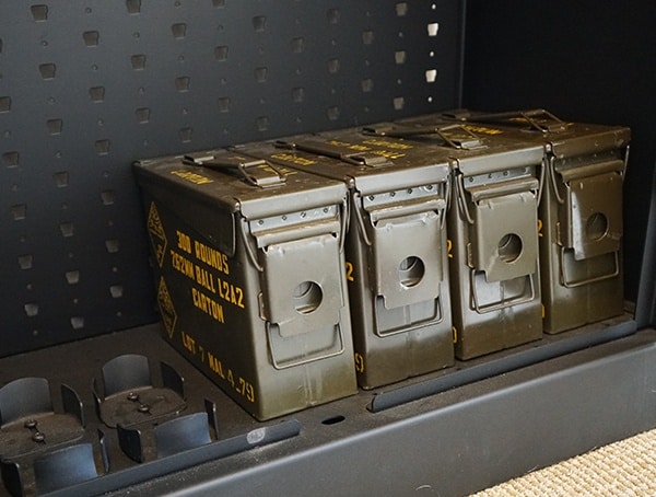 Security Ammo Can Storage Cabinet