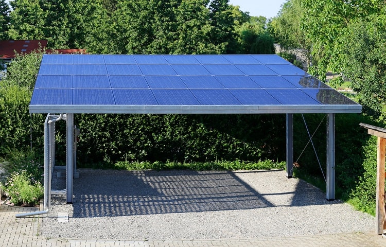 semi transparent solar carport