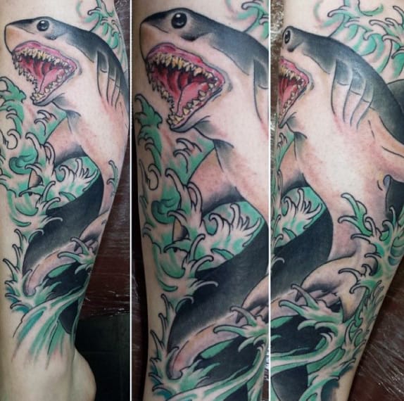 Shark Tattoos Designs For Males