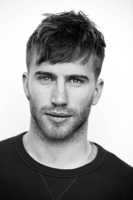 Sharp Straight Hair Mens Hairstyles