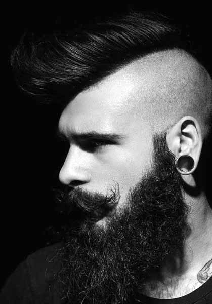 Shaved Hairstyles For Men Mohawk
