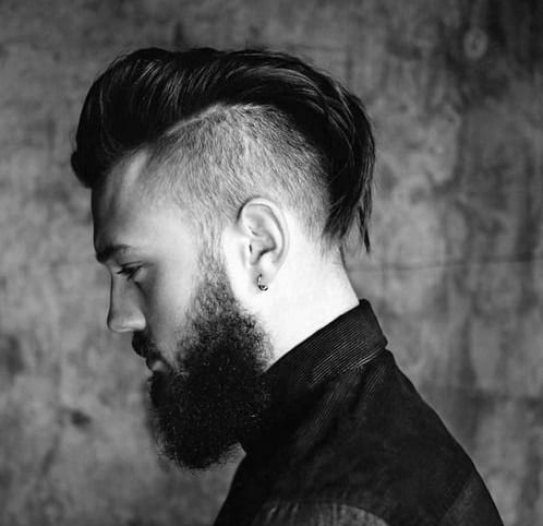 Shaved Sides Haircut Men
