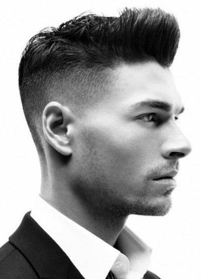 Shaved Sides Men's Haircut