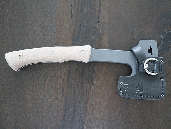 Sheathed Buck Knives Compadre Camp Axe Front View