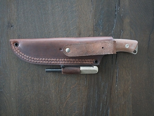 Sheathed White River Knife And Tool Ursus 45 Knife